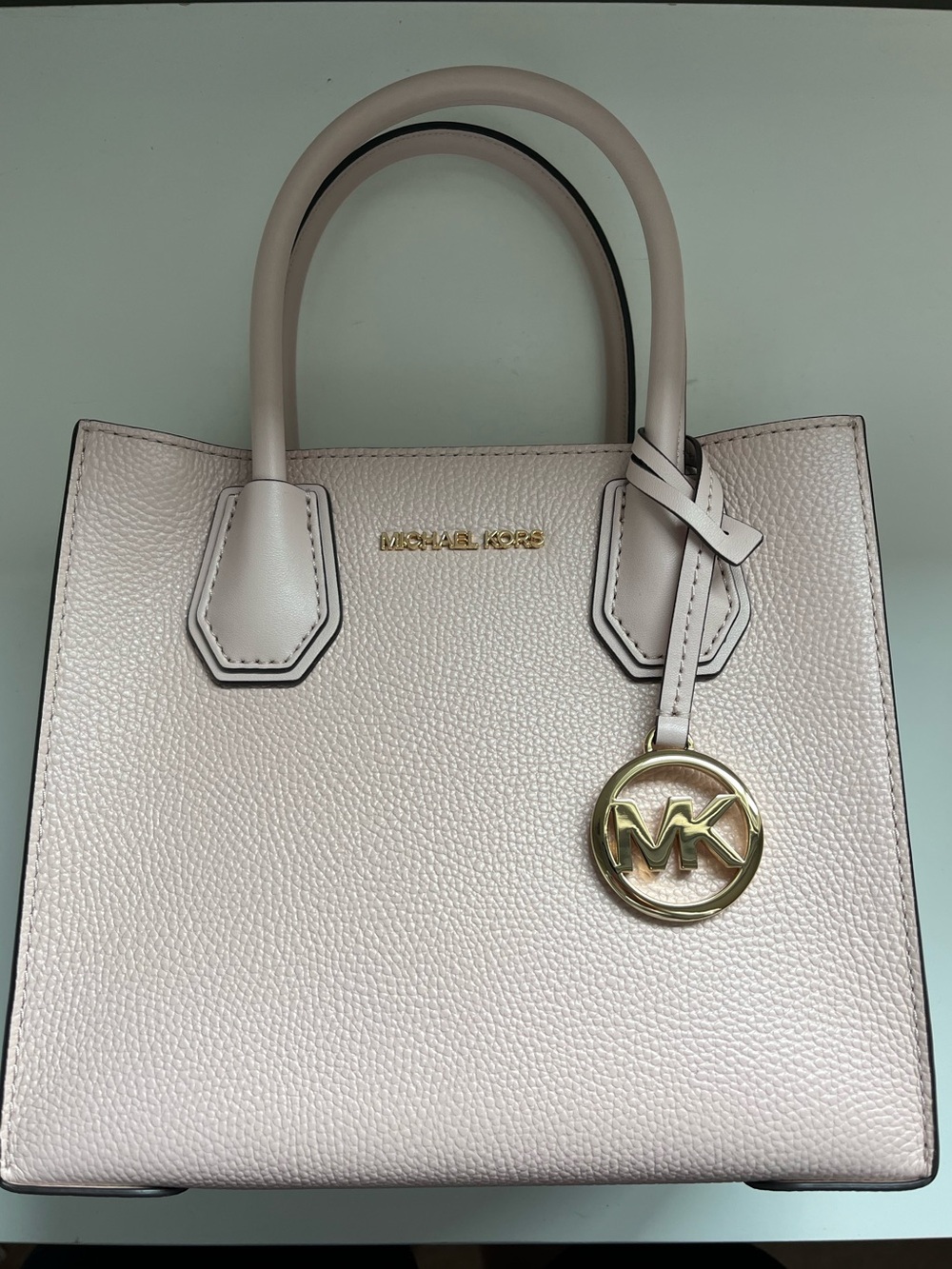Michael Kors Women's Pale Pink Small Leather Tote Bag